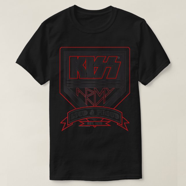 T-shirt KISS Loud & Proud (Design devant)