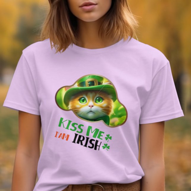 T-shirt Kiss Me, I am Irish - Green Attire Affair (Créateur téléchargé)