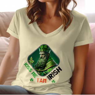 T-shirt Kiss Me, I am Irish - Irish Luck and Laughter