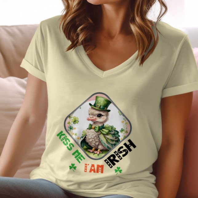 T-shirt Kiss Me, I am Irish - Leprechaun's Pot of Fun (Créateur téléchargé)