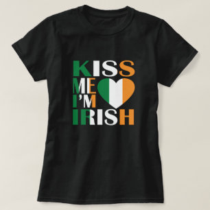 T-shirt Kiss Me I m'm Iresh St. Patrick Day