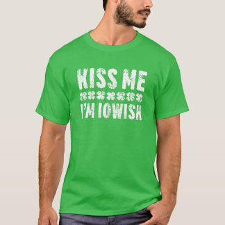 T-shirt Kiss Me I'm Iowish St. Patrick's Day