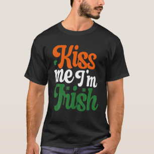 T-shirt Kiss Me Im Irish JOUR DE LA SAINT PATRICK