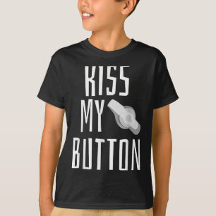 T-shirt Kiss My Button Feeding Tube Awareness Tubie G Tube