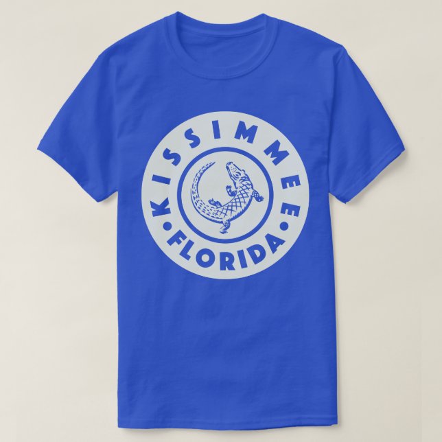 T-shirt Kissimmee Floride Cercle Tan (Design devant)