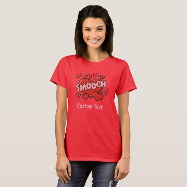 T-shirt Kissing Comic Sound Effect (Devant entier)