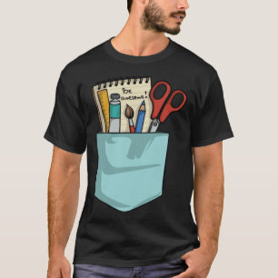 T-shirt Kit Accessoires scolaires amusants Pocket Vêtement