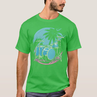 T-shirt Kit de batterie look 90s fille