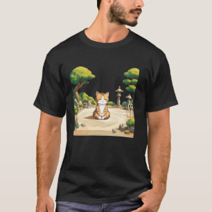 T-shirt Kit de bonsaï de méditation amateur de chaton Art 