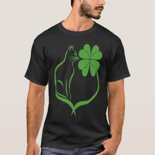 T-shirt Kit de Jour de la Saint Patrick Shamrock Silhouett