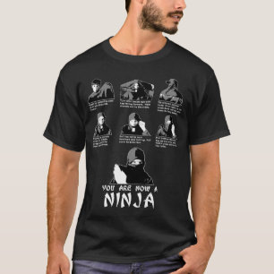 T-shirt Kit instantané de Ninja (inclut des instructions)