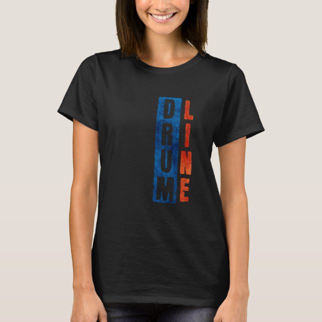 T-shirt Kit tambour Cool pour batterie basse 9 (Devant)