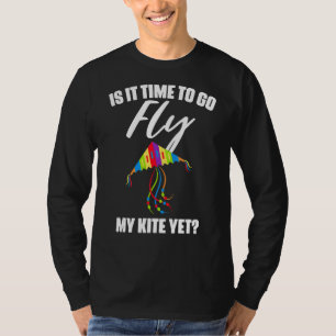T-shirt Kite Flying Outdoors Hobby Sayings pour Kitesurfer