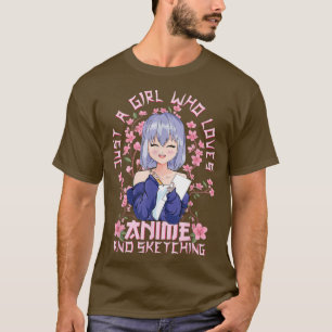 T-shirt Kitschy Sakura Cerry Blossoms Kawaii Anime Et S