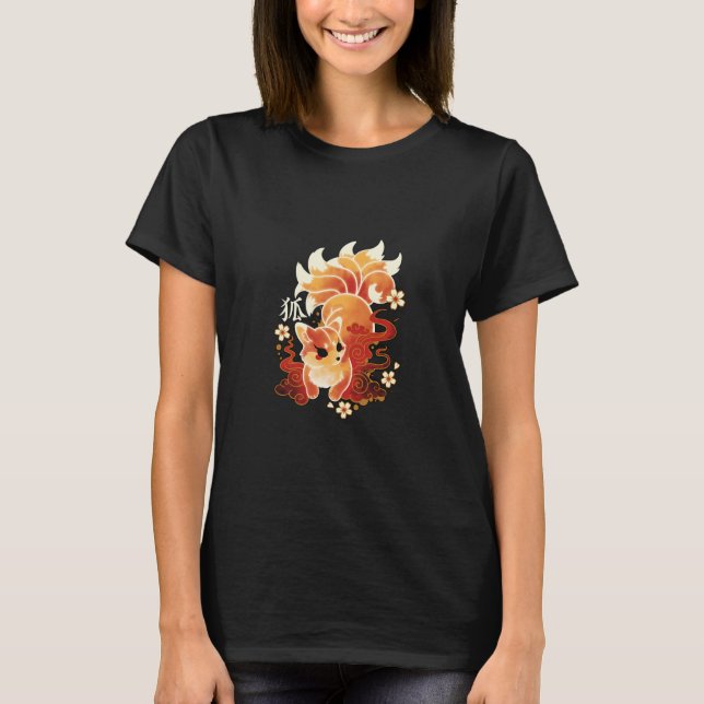 T-shirt Kitsune Kawaii (Devant)
