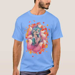 T-shirt Kitsune Pour un Japonais Neuf Quitter Pour un Kits