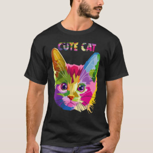 T-shirt Kitten Coloré Pour Chat Papa Chat Papa Chat Maman 