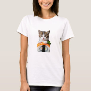 T-shirt kitten sushi