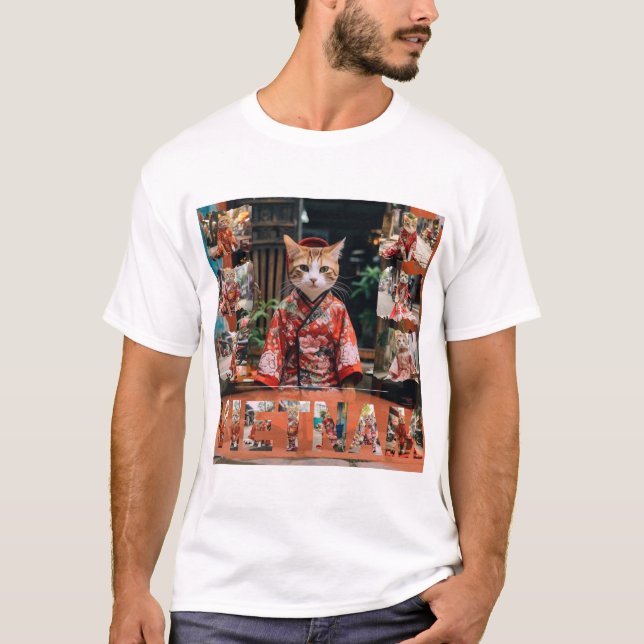 T-shirt Kitty cat du Vietnam (Devant)