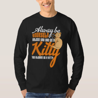 T-shirt Kitty Chat Chats Aimer Meow Animal de compagnie Cu