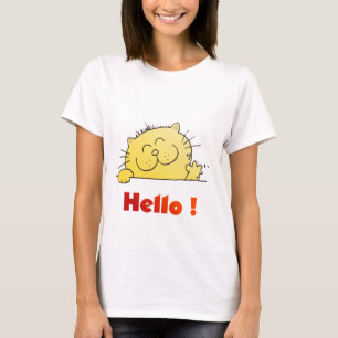 T-shirt Kitty Dit Bonjour