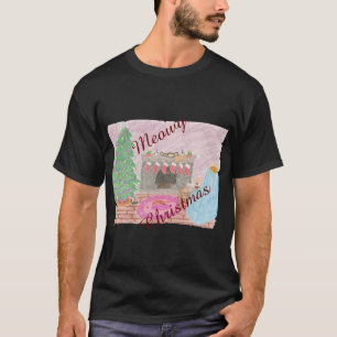 T-shirt Kitty-mas Mischief (noël)