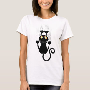 T-shirt Kitty noir