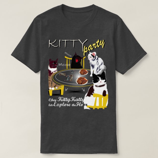 T-shirt Kitty Party (Design devant)