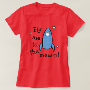 T-shirt Kitty Rocket me pilotent au Miauler-n !