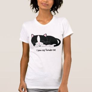 T-shirt Kitty somnolent {smoking}