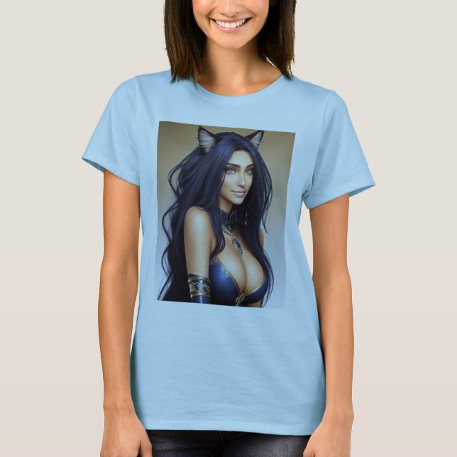 T-SHIRT KITTY WAIFU 10 (Devant)