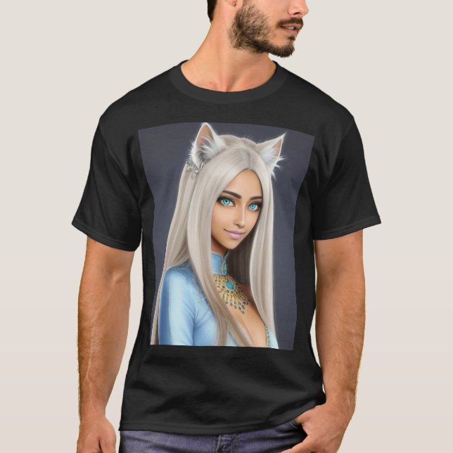 T-SHIRT KITTY WAIFU 12 (Devant)