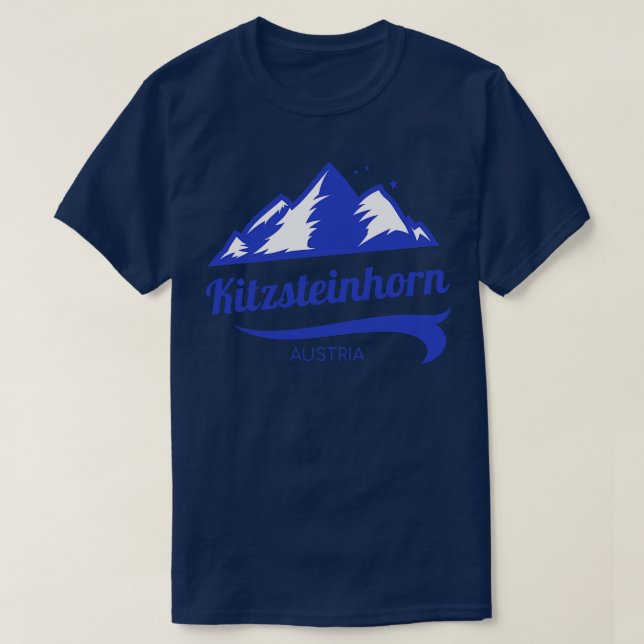 T-shirt Kitzsteinhorn ski Autriche (Design devant)