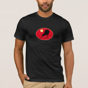 T-shirt Kiwi Bird & Moon, Nouvelle-Zélande, Bro Fashion /T
