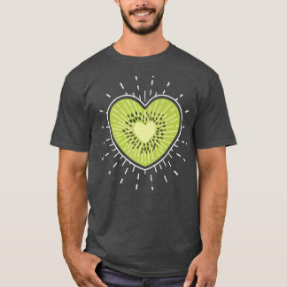 T-shirt Kiwi Fruit Lover Vegetarian Végétarien sain