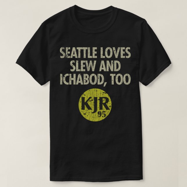 T-shirt KJR 95 Seattle Radio (Design devant)