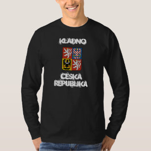T-shirt Kladno, République tchèque avec armoiries