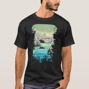 T-shirt Kleftiko Milo Grèce Plongée sous-marine Grotte de 