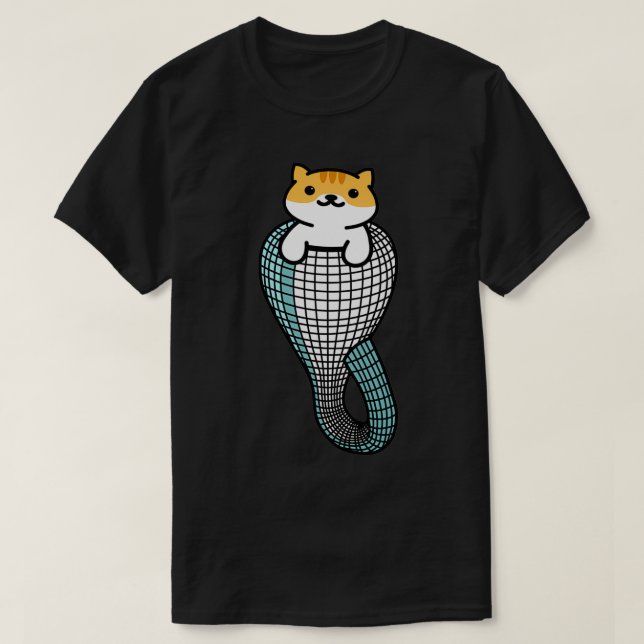 T-shirt Klein Bottle Kitty (Design devant)