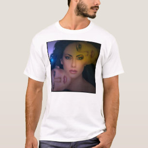 T-shirt Kleur de donker de couche-point de Vrouw