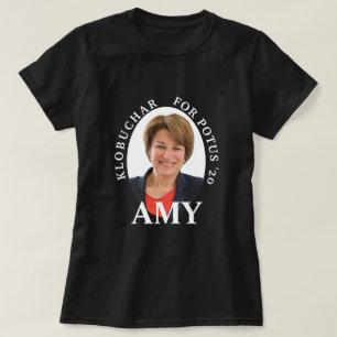T-shirt Klobuchar pour POTUS avec le portrait