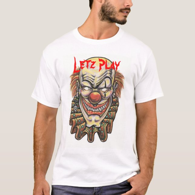 T-shirt Klown mauvais (Devant)