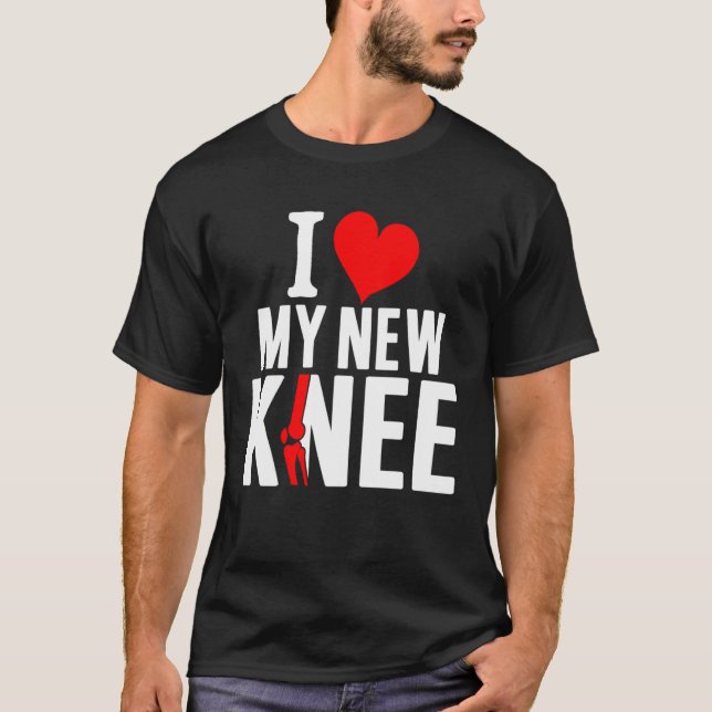T-shirt Knee Replacement Surgery Get Well Soon Post Recove (Devant)