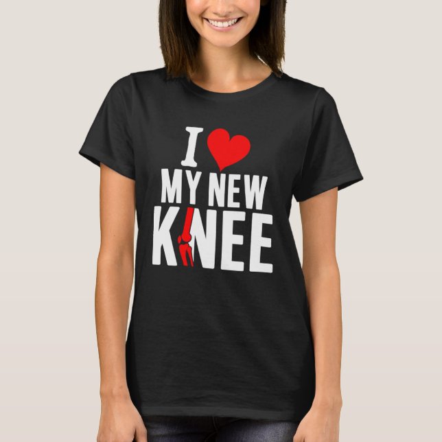 T-shirt Knee Replacement Surgery Get Well Soon Post Recove (Devant)