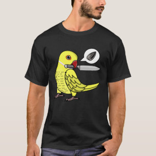 T-shirt Knife Parrot Veut Des Graines I Jaune Indien Ringn