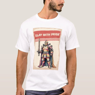 T-shirt Knight Vintage Rainbow LGBTQ
