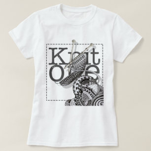T-shirt Knit un art de griffonnage