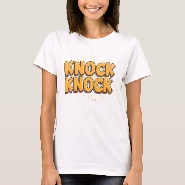 T-shirt Knock knock (Devant)
