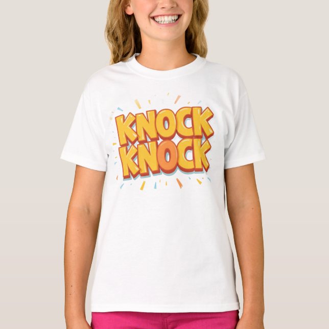 T-shirt Knock knock  (Devant)