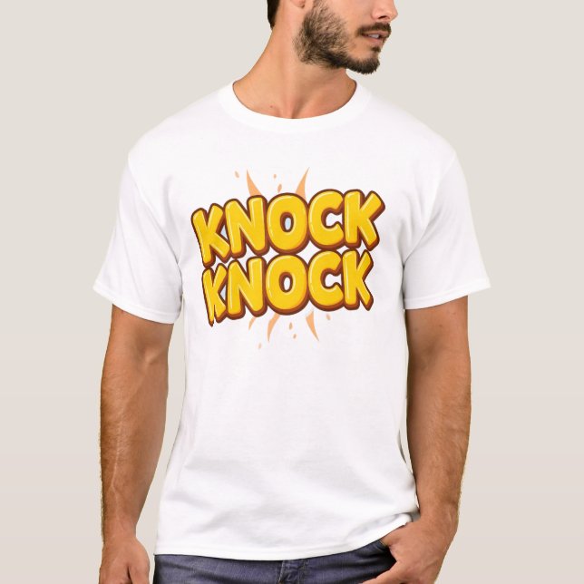 T-shirt Knock knock (Devant)